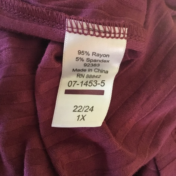 Woman Within Blouse Mauve - Picture 6 of 6